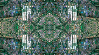 Google Maps Reinterpreted as Intricate Persian Rugs are Beautifully Complex